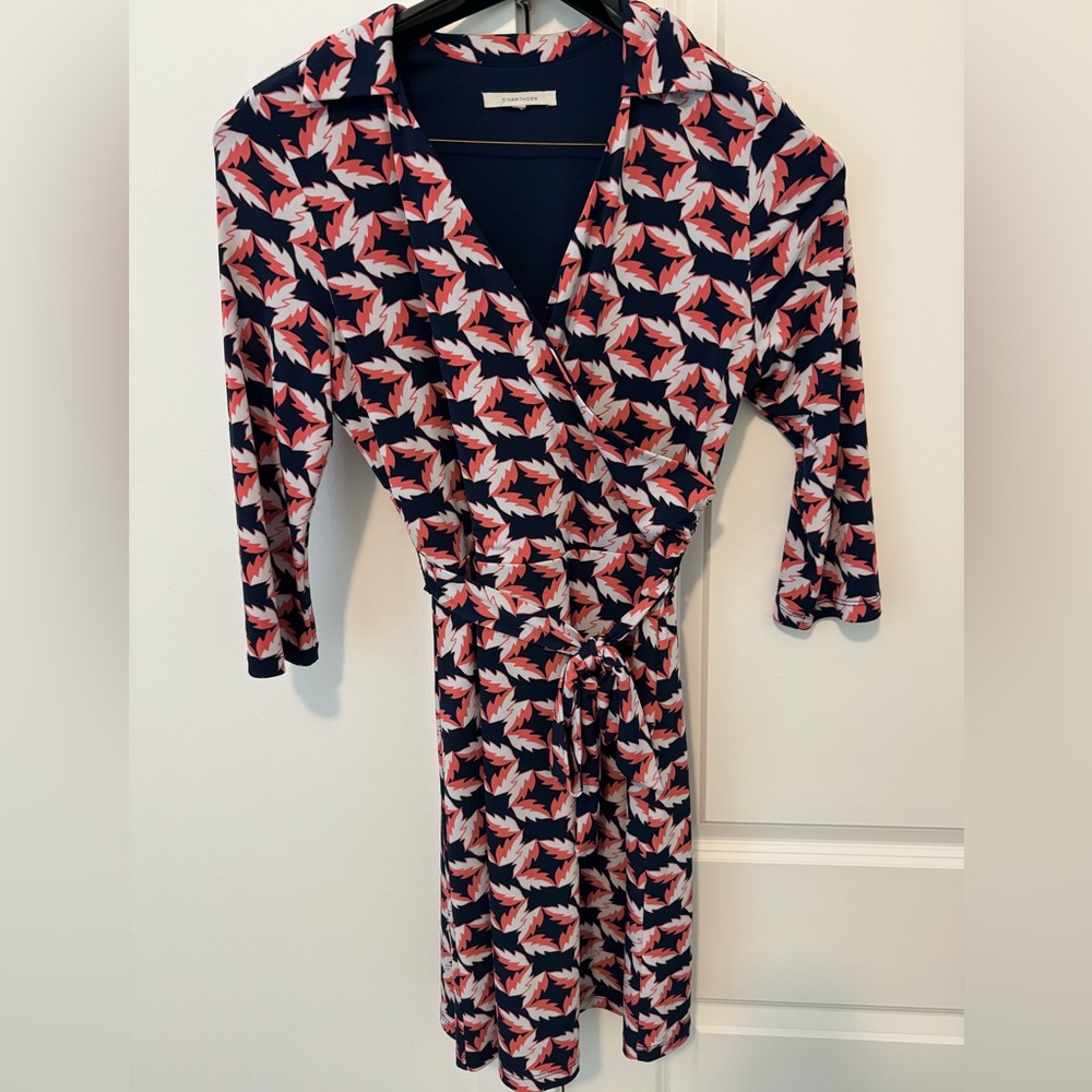 Hawthorn Collared Wrap Dress